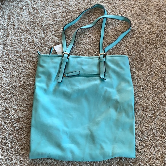NWT Large Light Mint Green/Aqua Bag - Picture 2 of 5